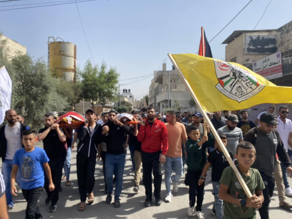 جانب من التشييع(عدسة: ثائر أبو بكر/ وفا)